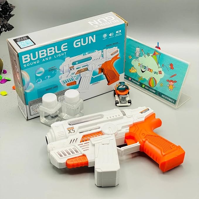 Bubble Gun With Sound & Light Zambeel