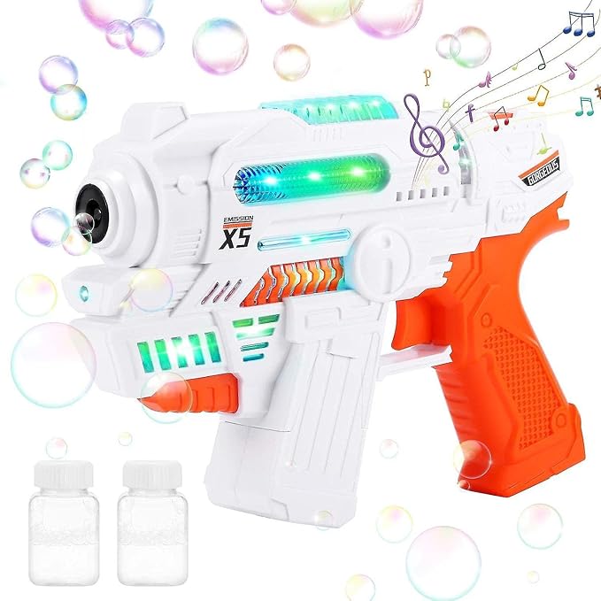 Bubble Gun With Sound & Light Zambeel