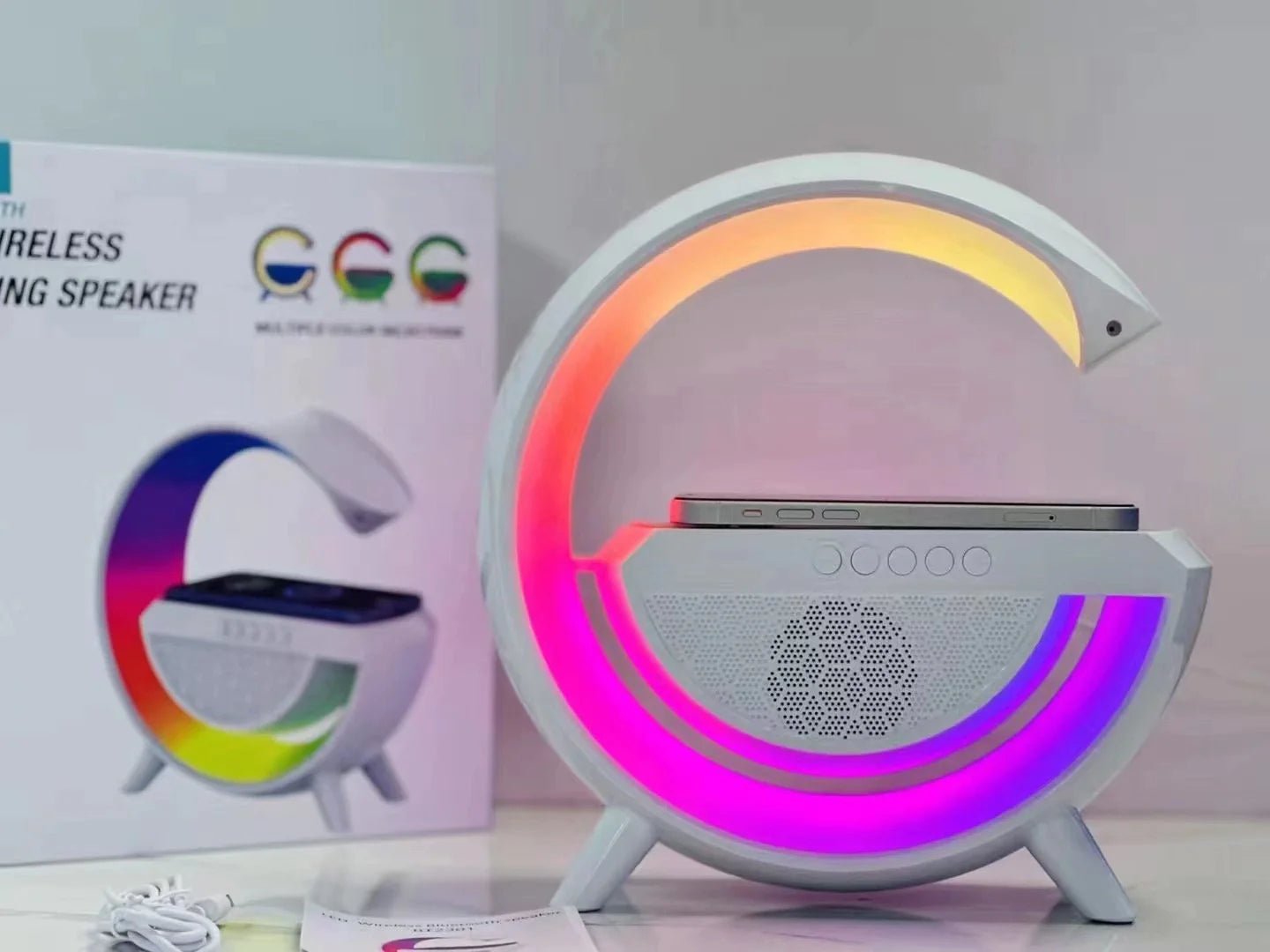 Led Wireless Charger Speaker MRB