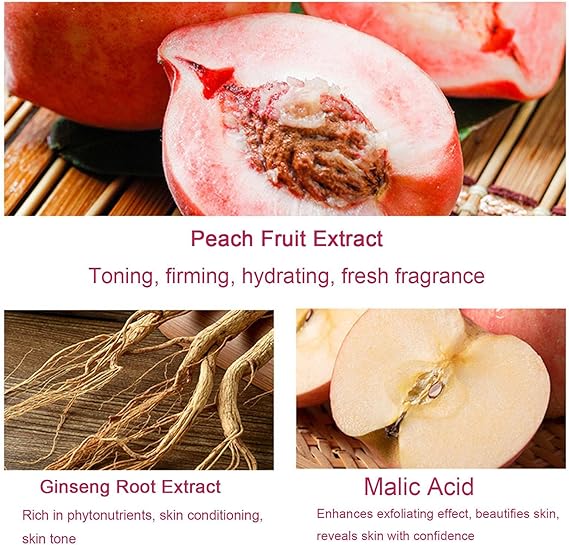 Peach Extract Fruit Acid Exfoliating Face Gel Cream m