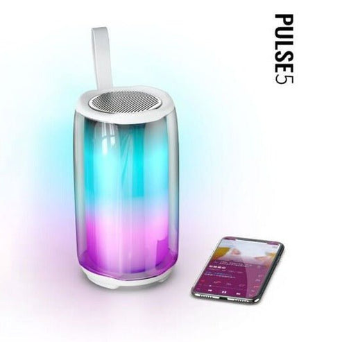 Pulse 5 Wireless Speaker RGB Lighting fyrivia