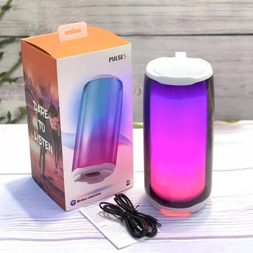 Pulse 5 Wireless Speaker RGB Lighting fyrivia